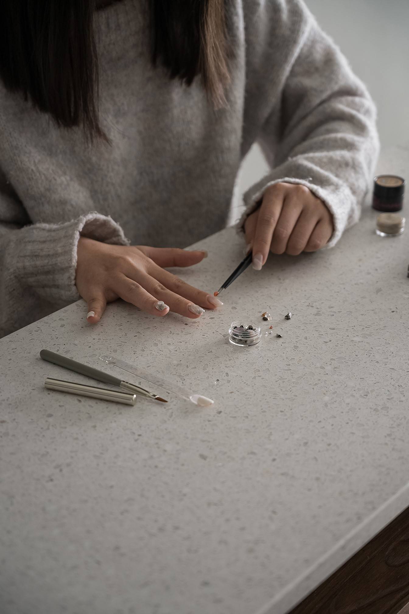 質樸清新_靜謐自然美甲室