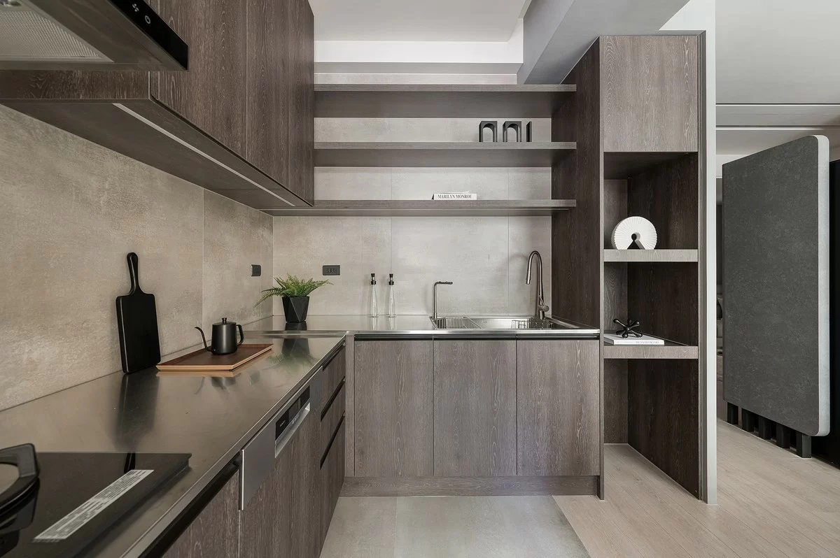 廚房_鋼木交融
